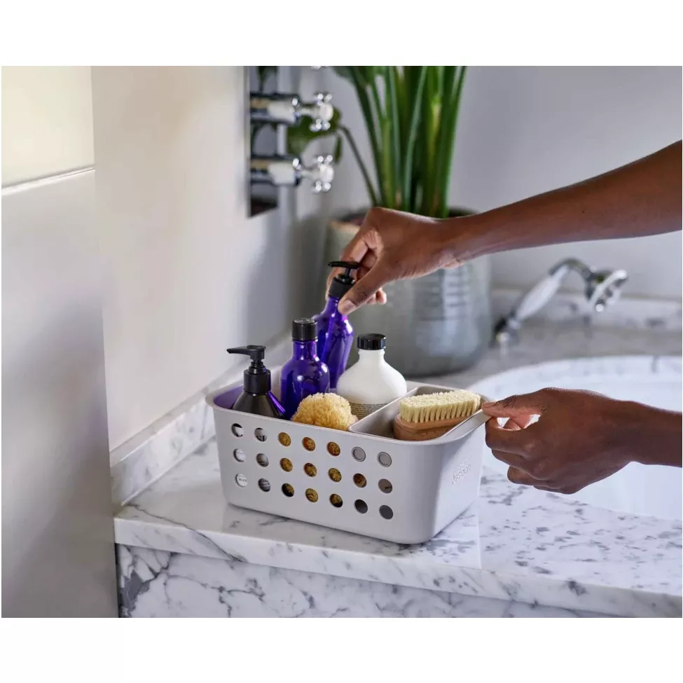 Joseph Joseph EasyStore Small Bathroom Storage Basket – Ecru