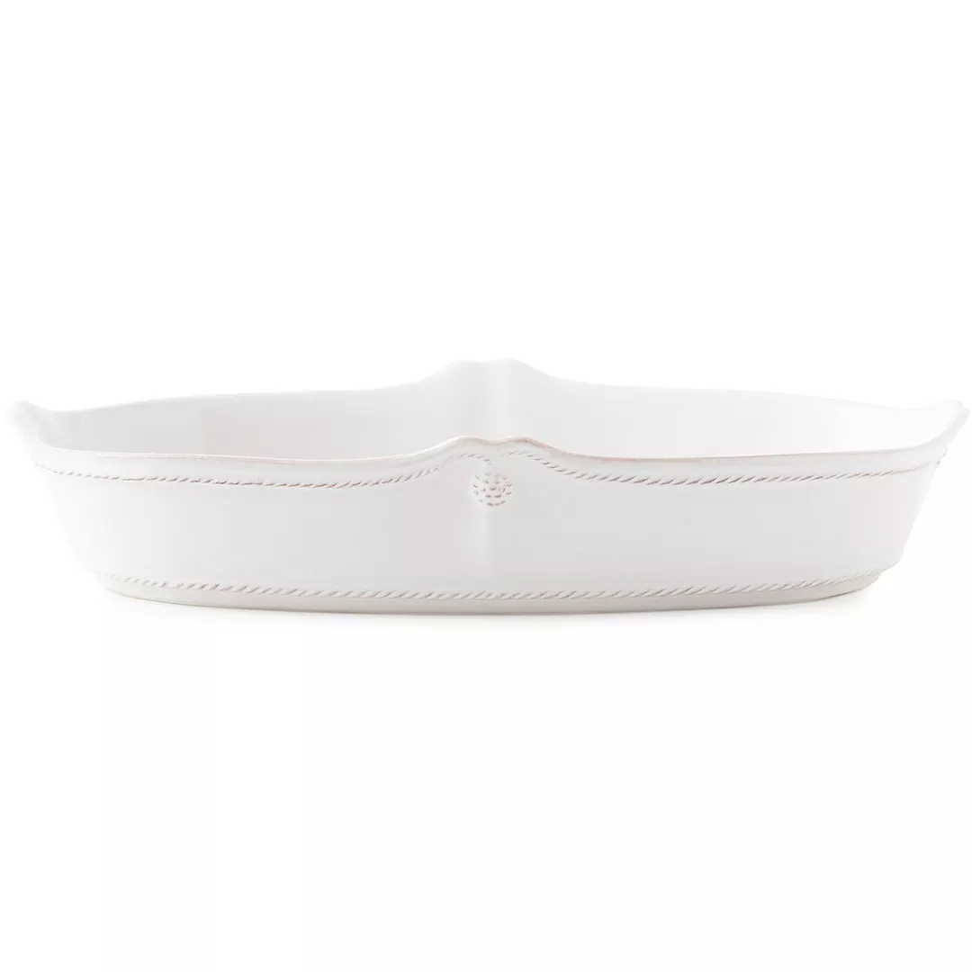 Juliska Berry & Thread 12″ Oblong Server – Whitewash