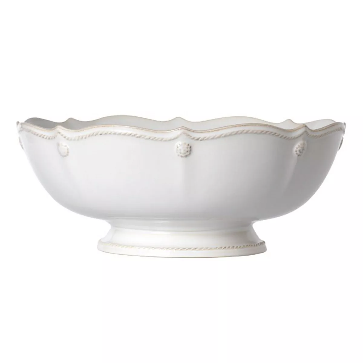 Juliska Berry & Thread Whitewash Footed Fruit Bowl