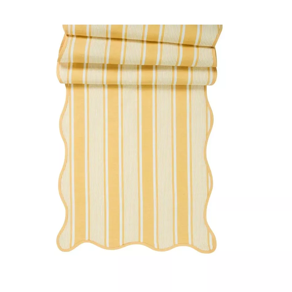 Juliska Cabana Stripe 18″ x 90″ Table Runner – Sunshine