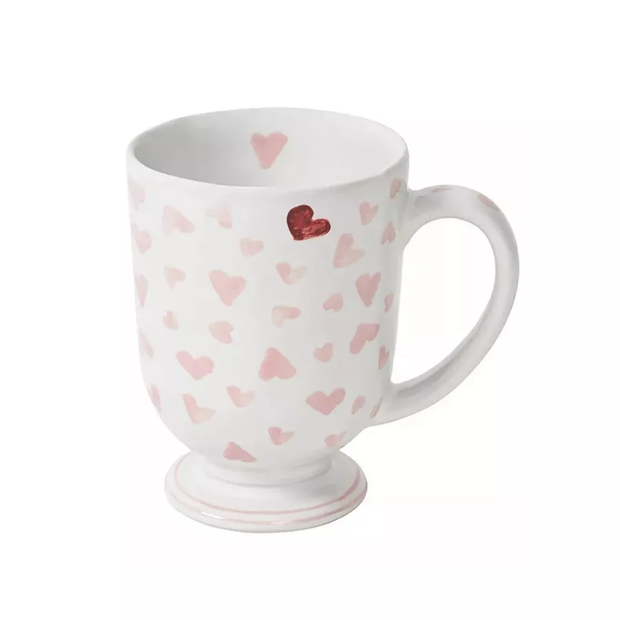 Juliska Love You More Mug – Pink Multi