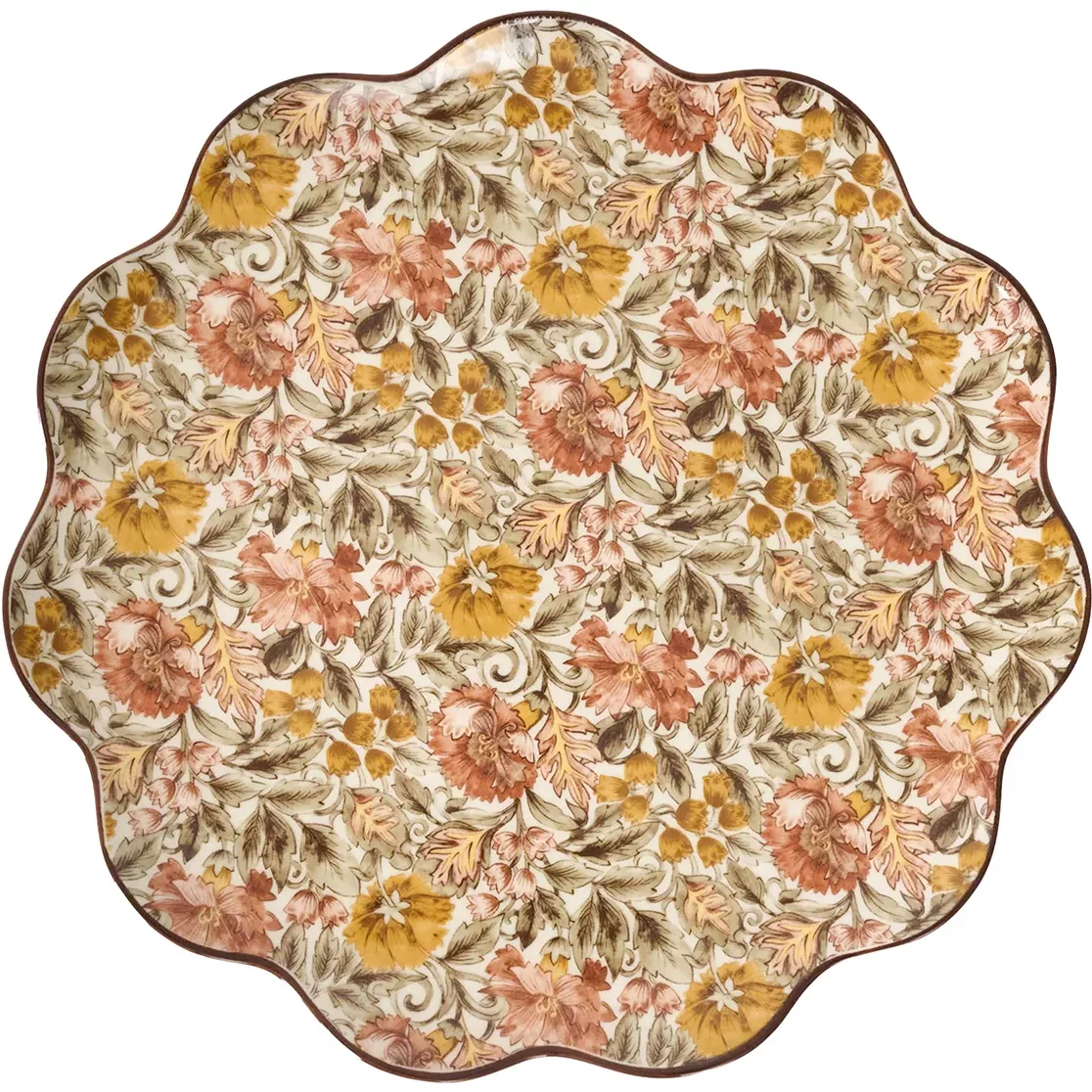 Juliska Willa Charger/Platter – Amber