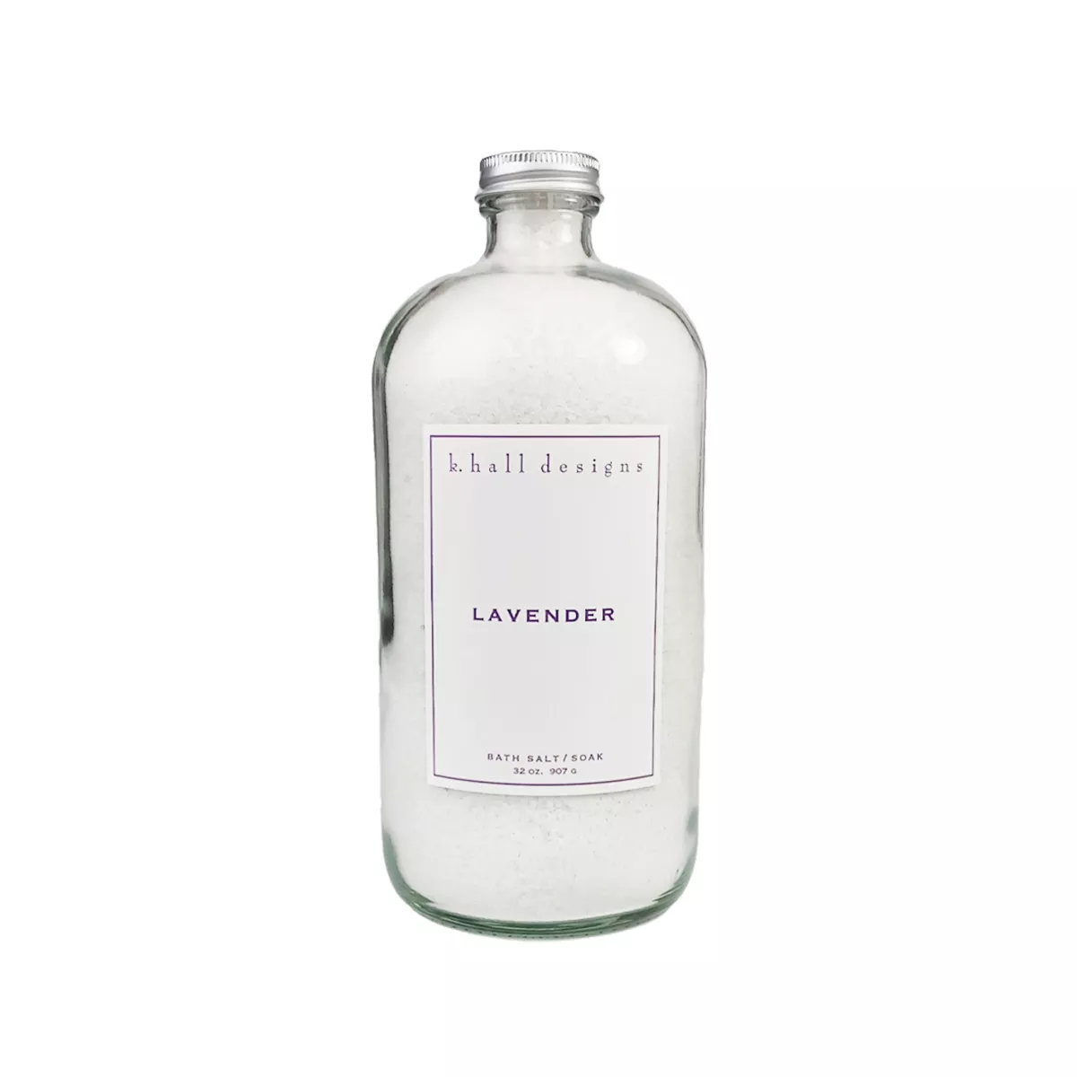 K. Hall Designs Lavender Bath Soak Salt