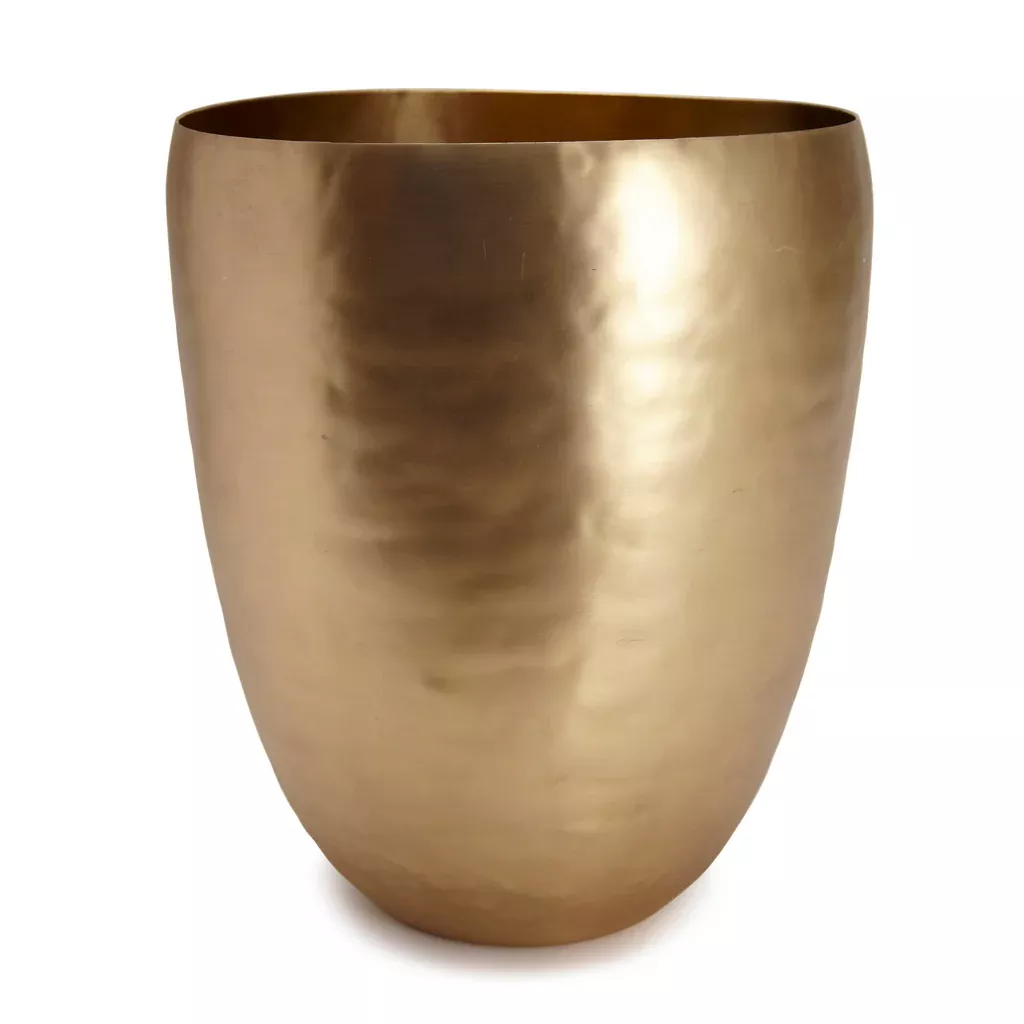 Kassatex Nile Waste Basket – Brass