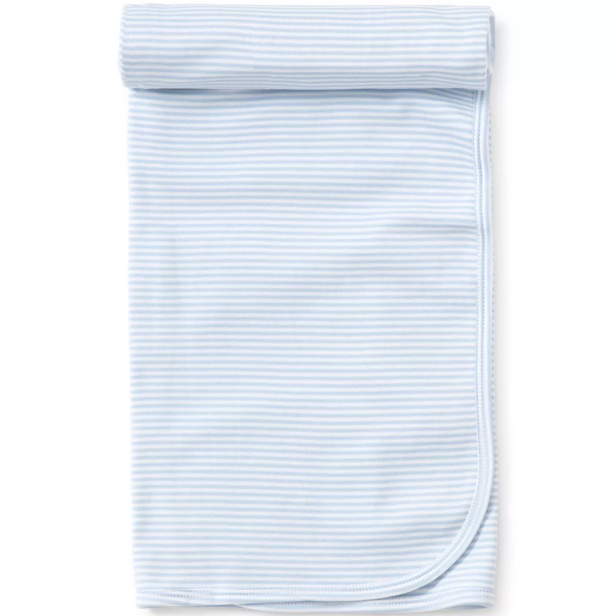 Kissy Kissy Blue Simple Stripe Blanket