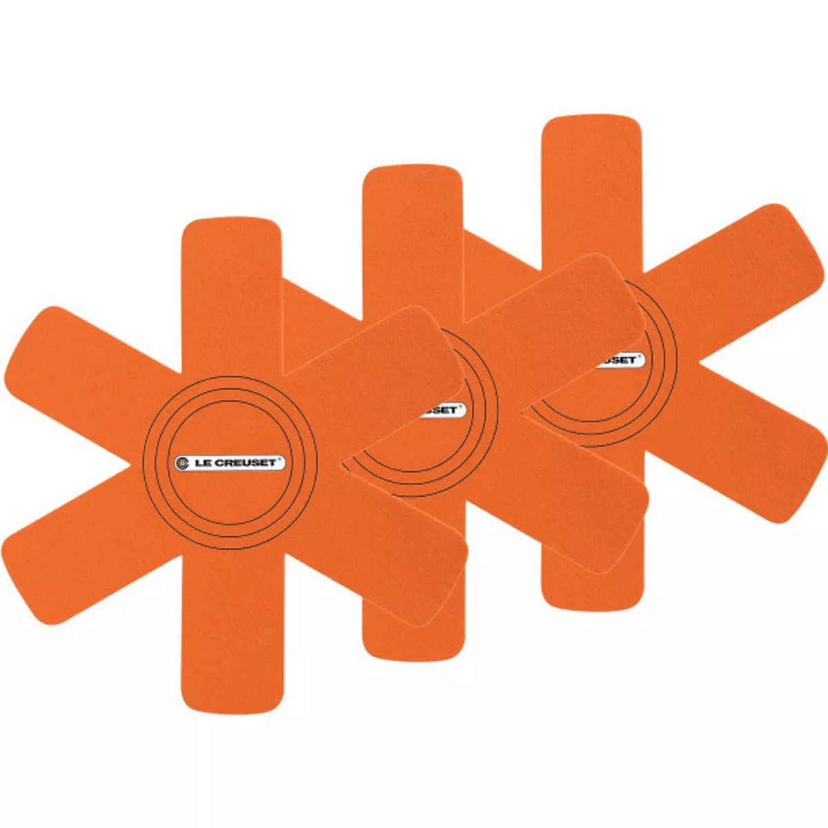 Le Creuset Felt Cookware Protector Set – Flame