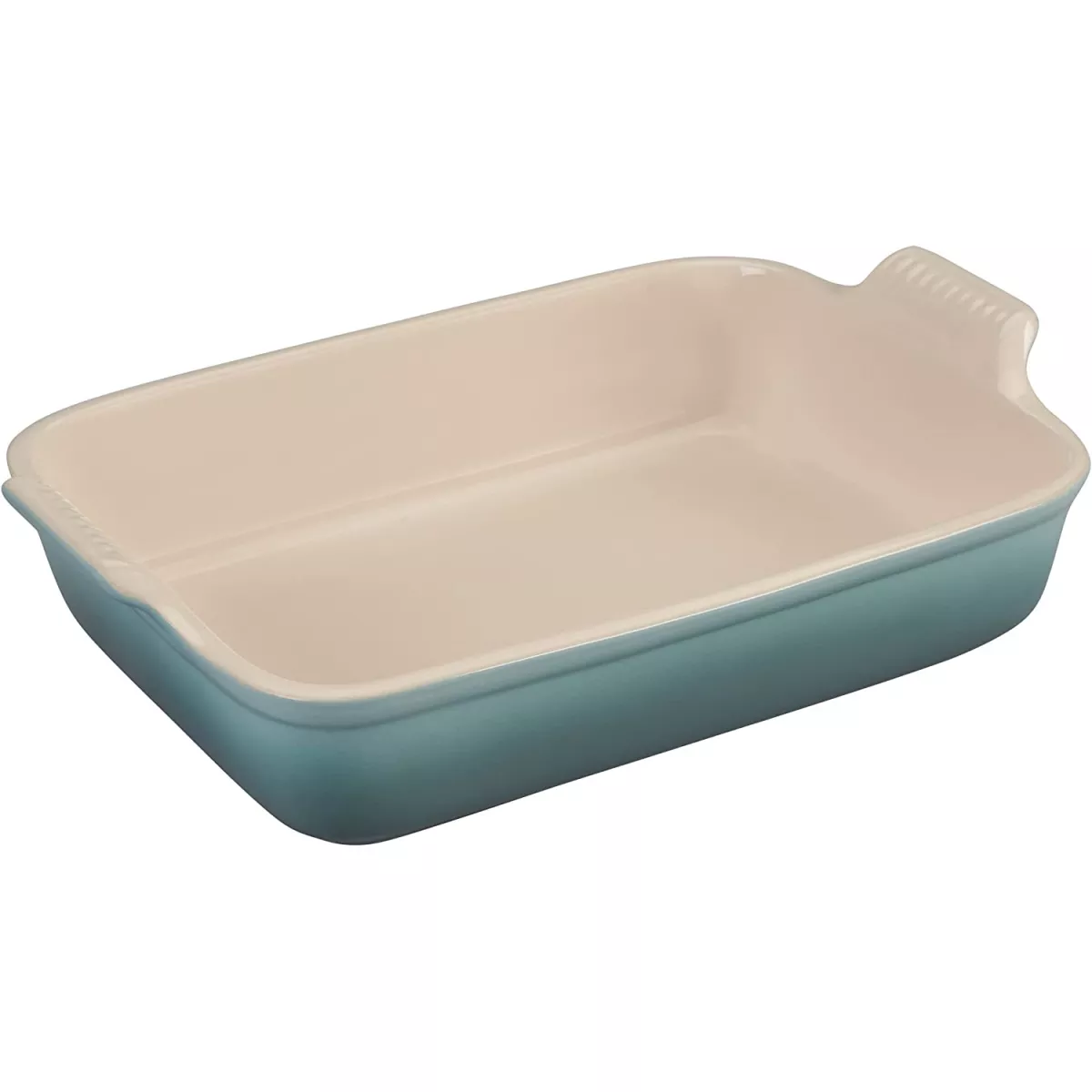 Le Creuset Heritage 4 Qt Rectangular Dish – Sea Salt