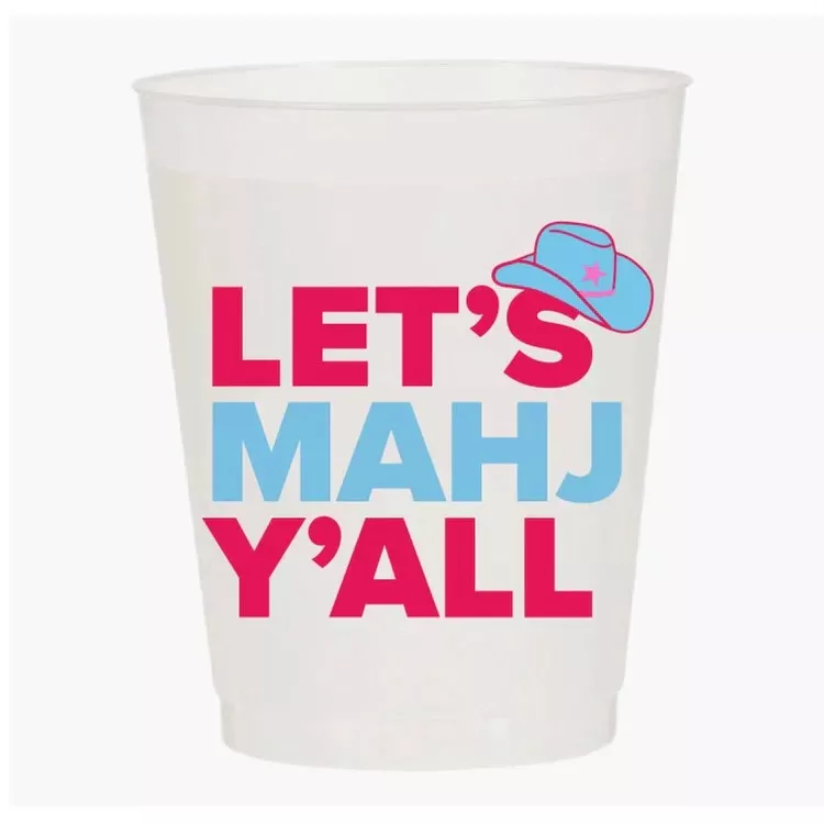 “Let’s Mahj Y’all” Frost Flex Cups