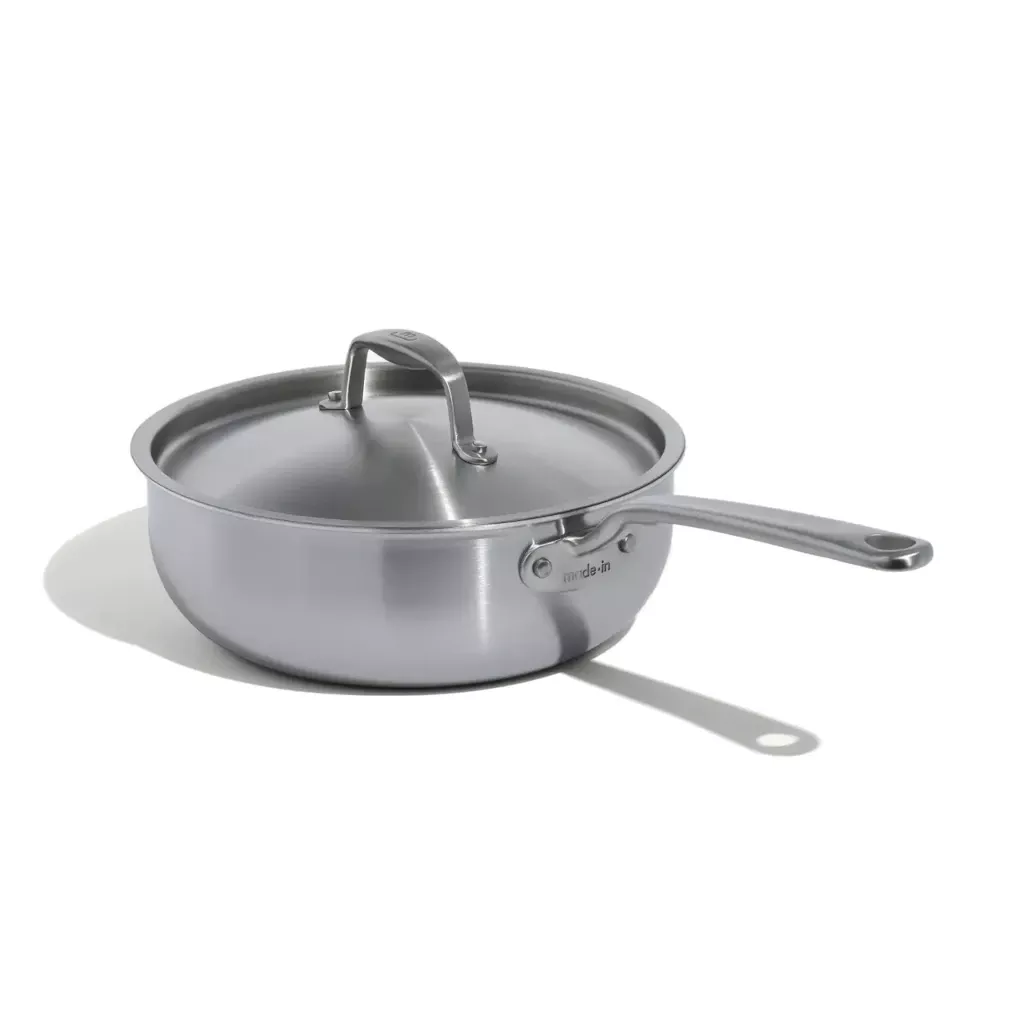 Made In Cookware 3 Qt Stainless Clad Saucier