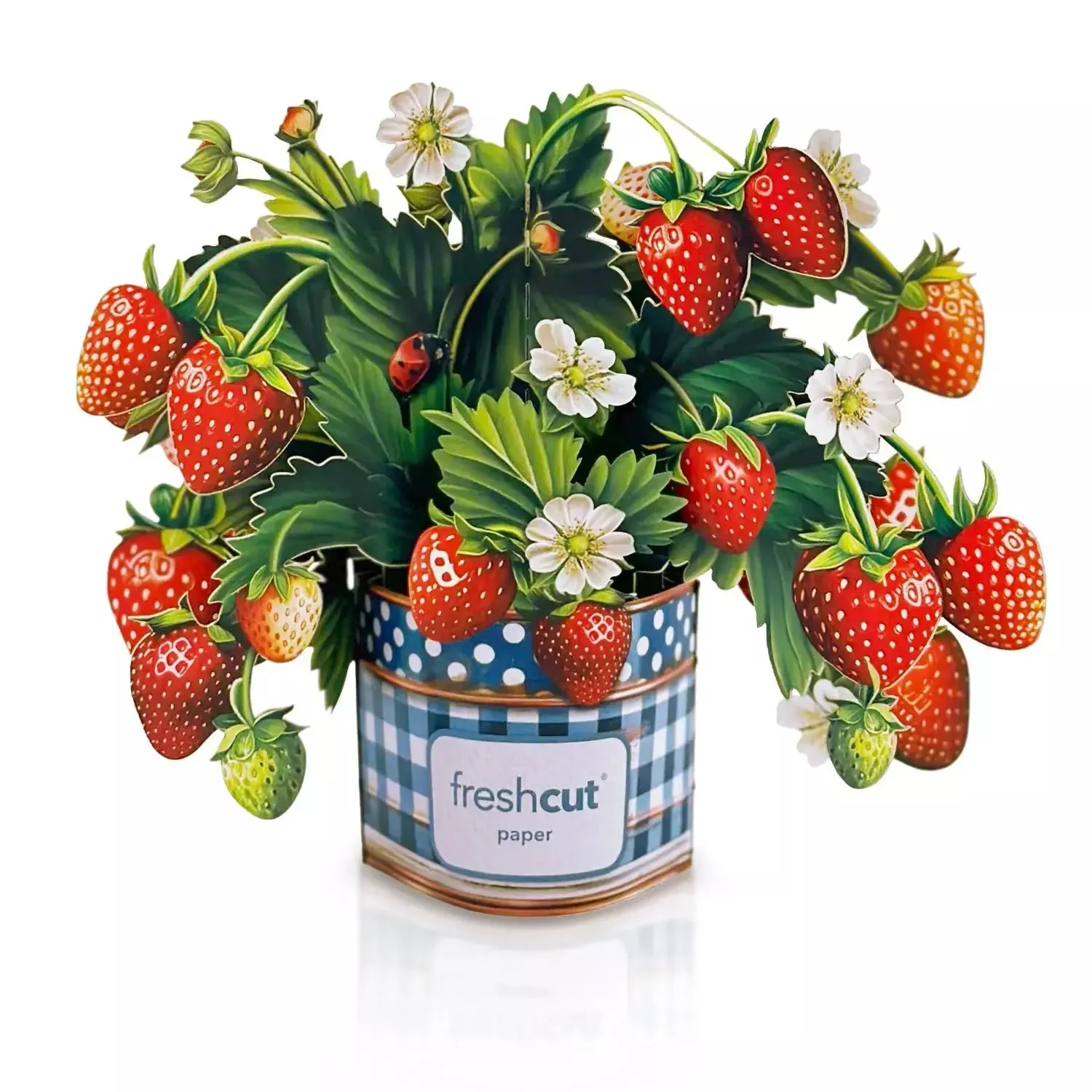Mini Strawberry Blossom Pop-Up Card