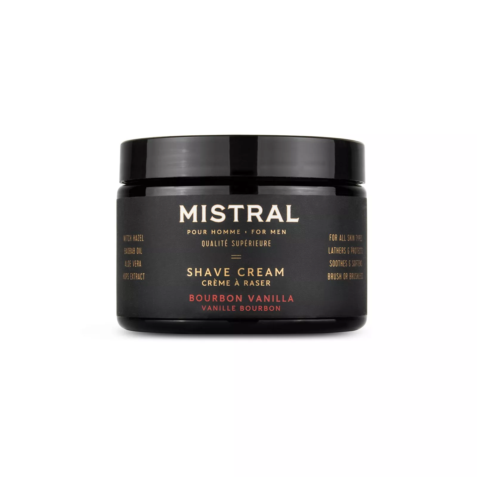 Mistral Bourbon Vanilla Shaving Cream