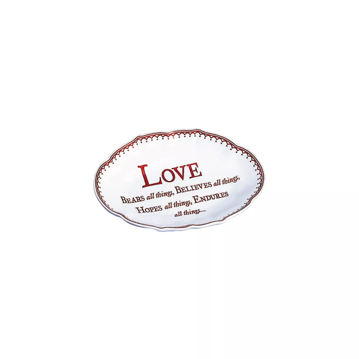 Mottahedeh “Love” Verse Tray