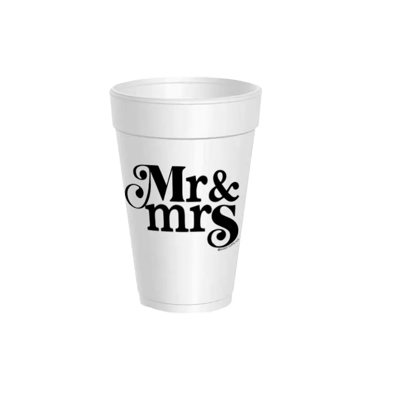 Mr. & Mrs. Styrofoam Cups