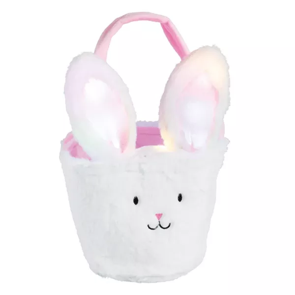 Mud Pie Light-Up Easter Basket – Pink