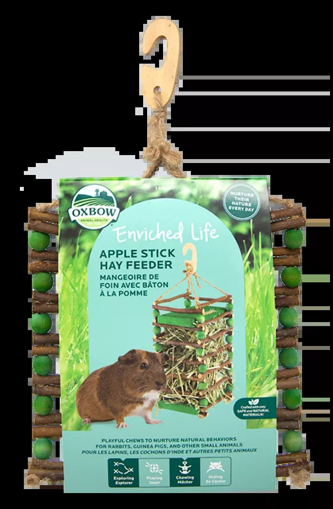 Oxbow Enriched Life - Apple Stick Hay Feeder