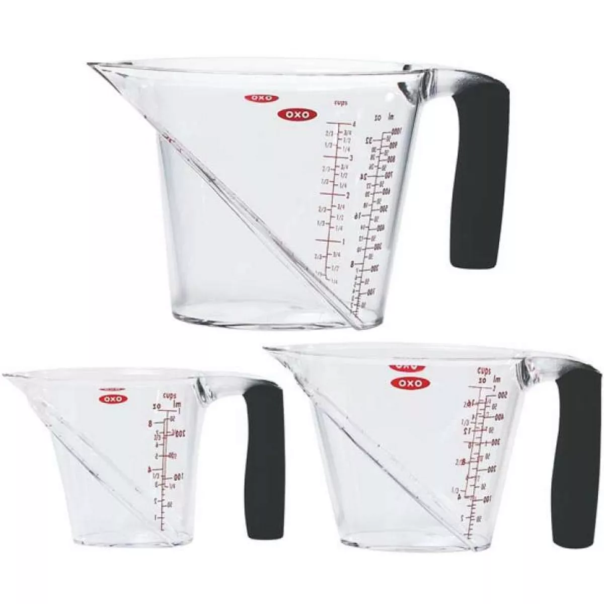 OXO 3 Piece Angled Measuring Cup Set