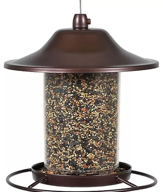 Panorama Wild Bird Feeder - Rustic Brown - Multiple Sizes