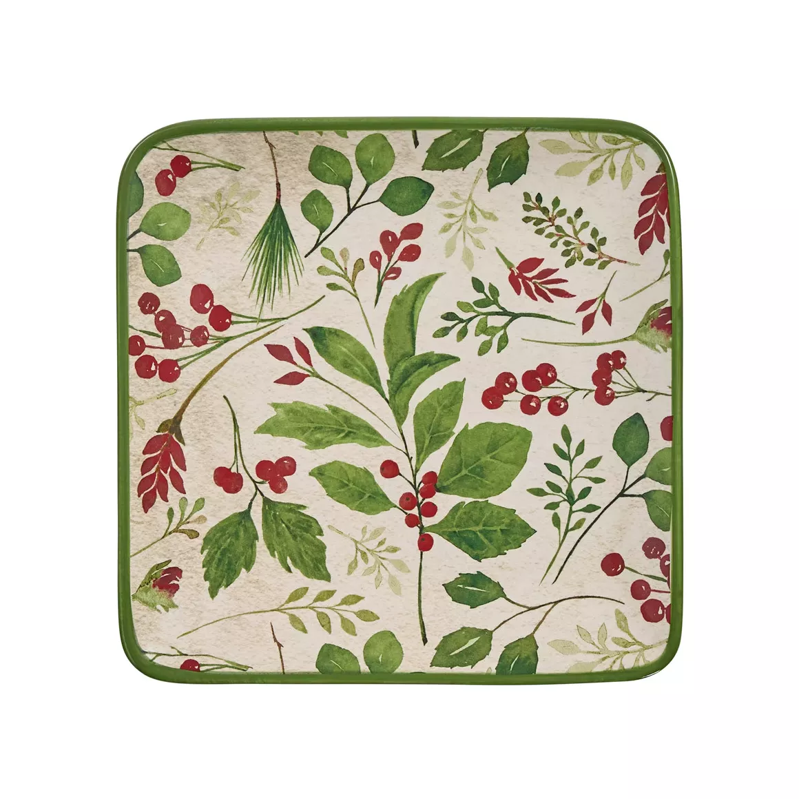 Peace And Merry Salad Plate