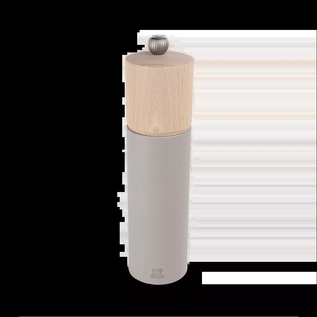 Peugeot Boreal Beech Wood Salt Mill – Pebble Grey