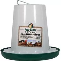 Plastic Poultry Hanging Feeder - Multiple Sizes Available