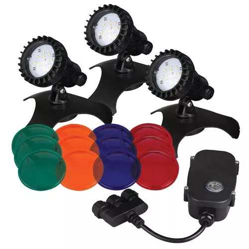 Pondmaster LED 3-SET Light w/ Transformer