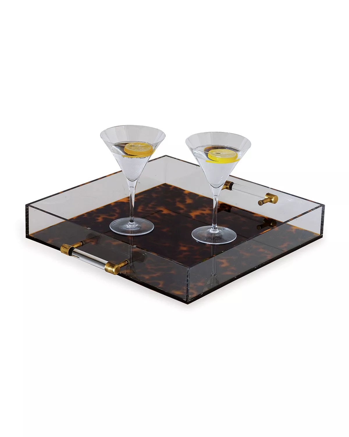 Port 68 Tortoise Lucite Tray