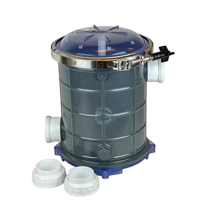 PurFlo 1 High Grey Basket Strainer w/ ABS Basket