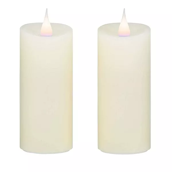 Roman Ivory Smooth Votive Candle Set