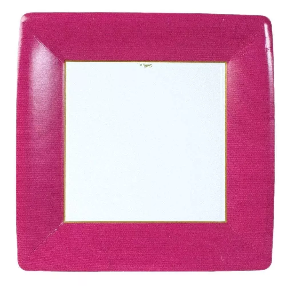 Rose Grosgrain Dinner Plate
