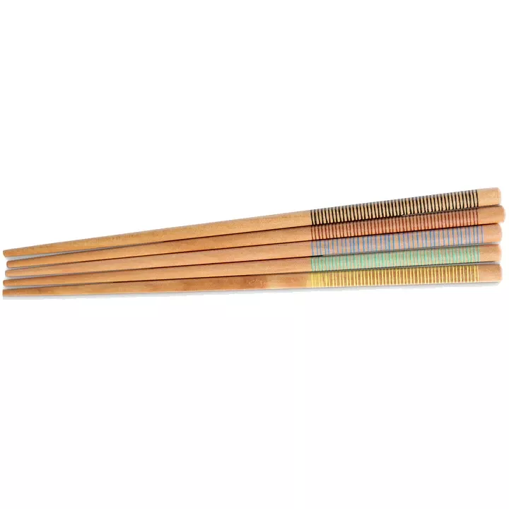 RSVP International Multi Stripe Chopsticks, Pack of 5