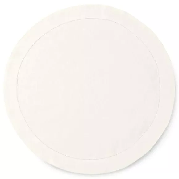 Sferra Classico Round Placemat – Ecru