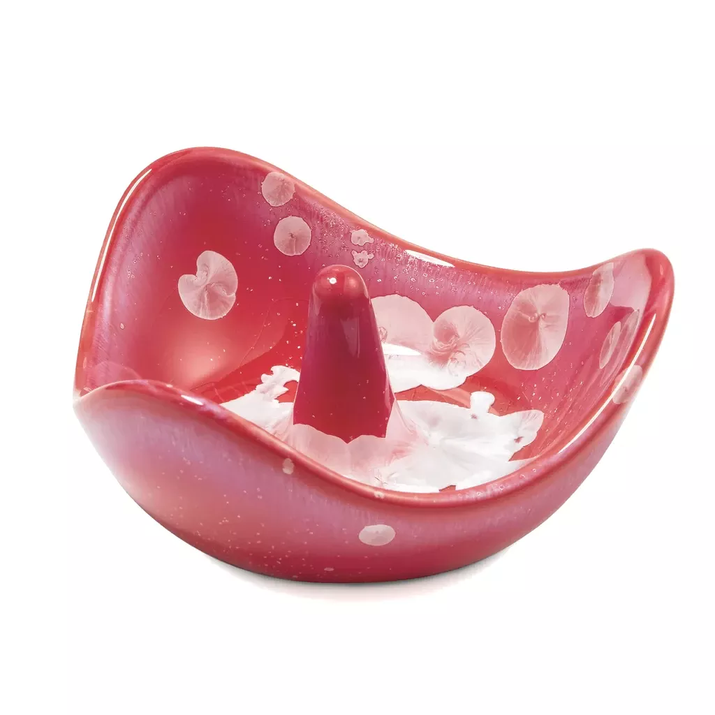 Simon Pearce Crystalline Ring Holder – Rose