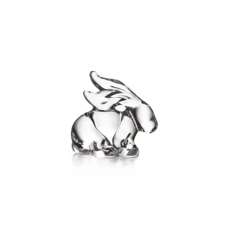 Simon Pearce Glass Rabbit