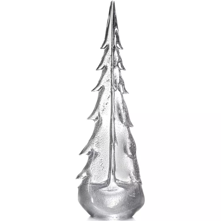 Simon Pearce Silver Leaf 18″ Evergreen