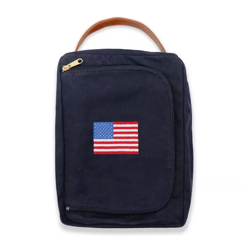 Smathers & Branson American Flag Shoe Bag