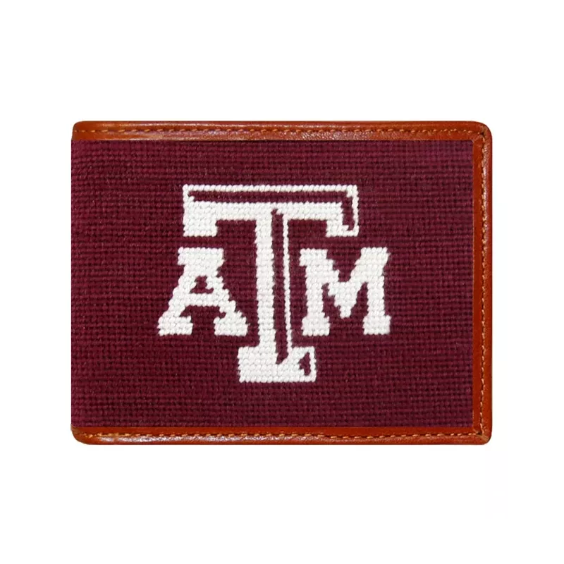 Smathers & Branson Texas A&M Wallet – Maroon