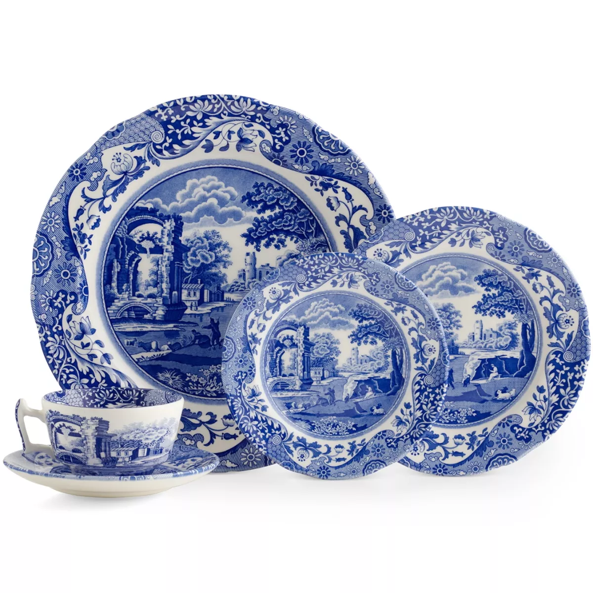 Spode Blue Italian 5-piece Place Setting