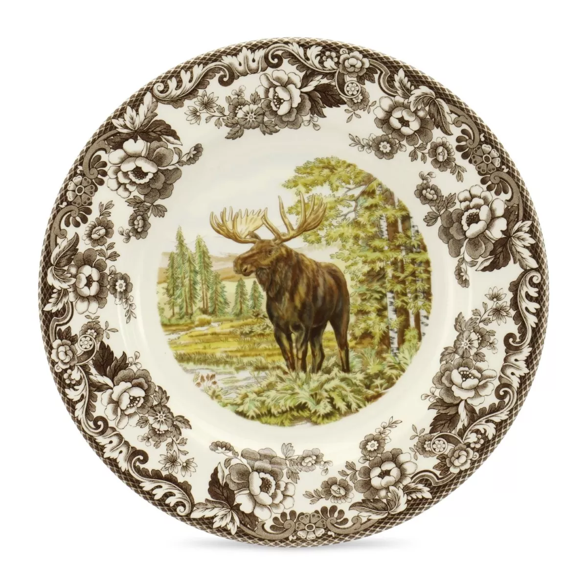 Spode Woodland Dinner Plate – Moose