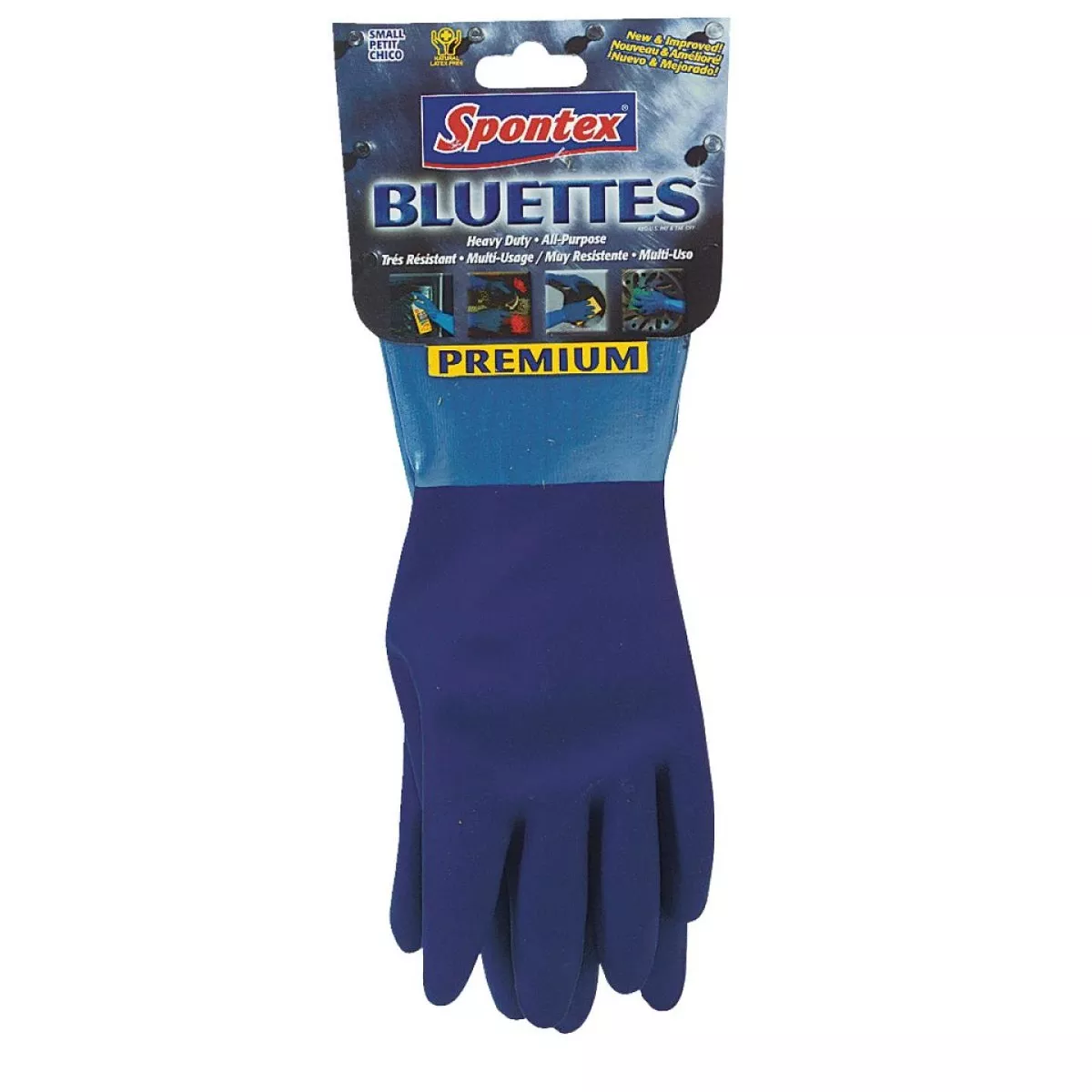 Spontex Bluettes Neoprene Rubber Gloves – Medium