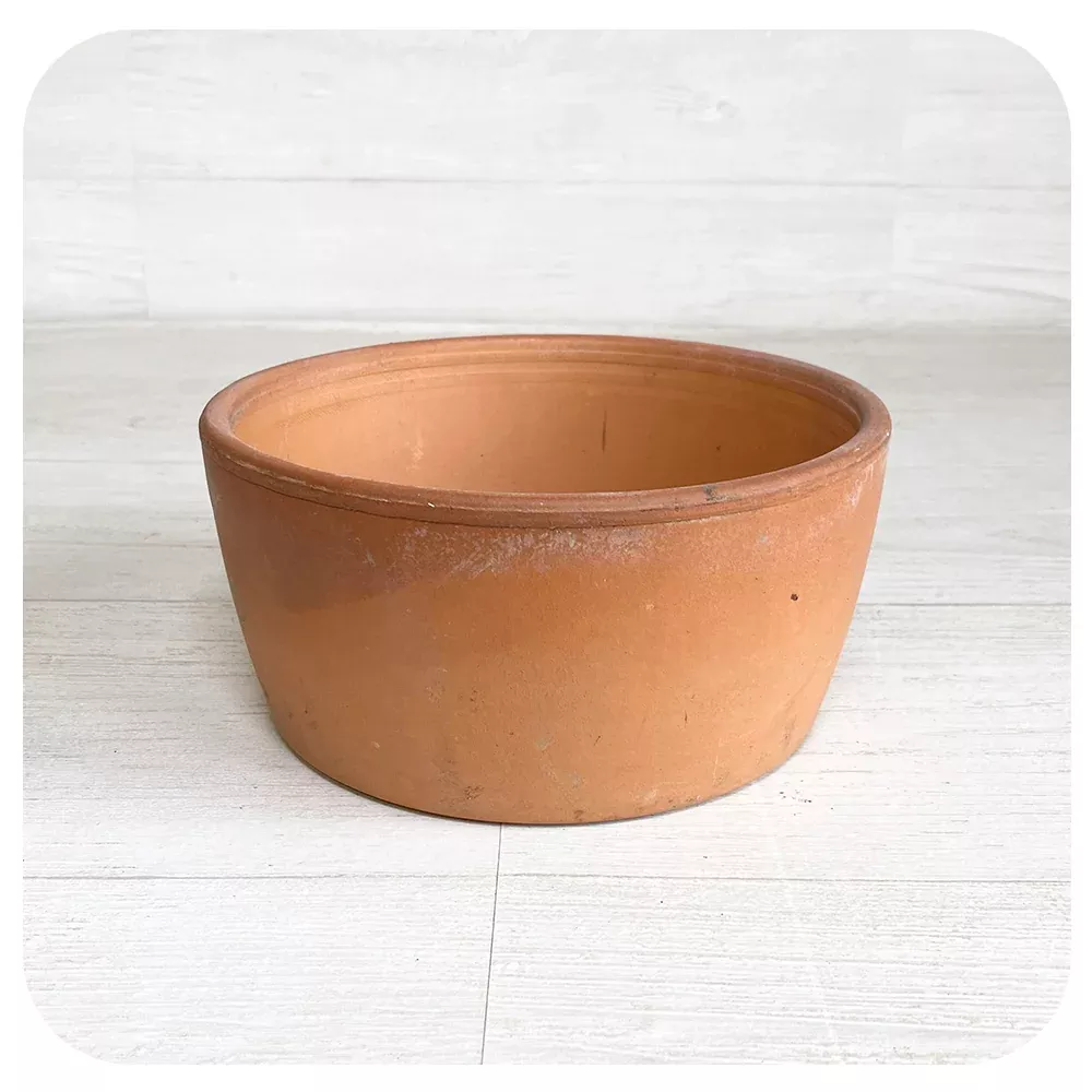 Terra Cotta Half Pot - No Drainage