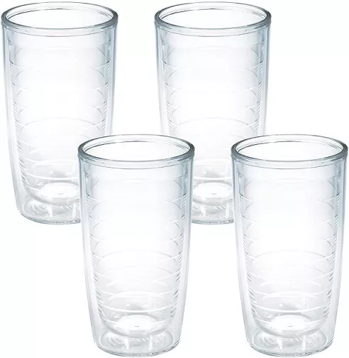 Tervis 16oz Clear Tumbler 4 Pack