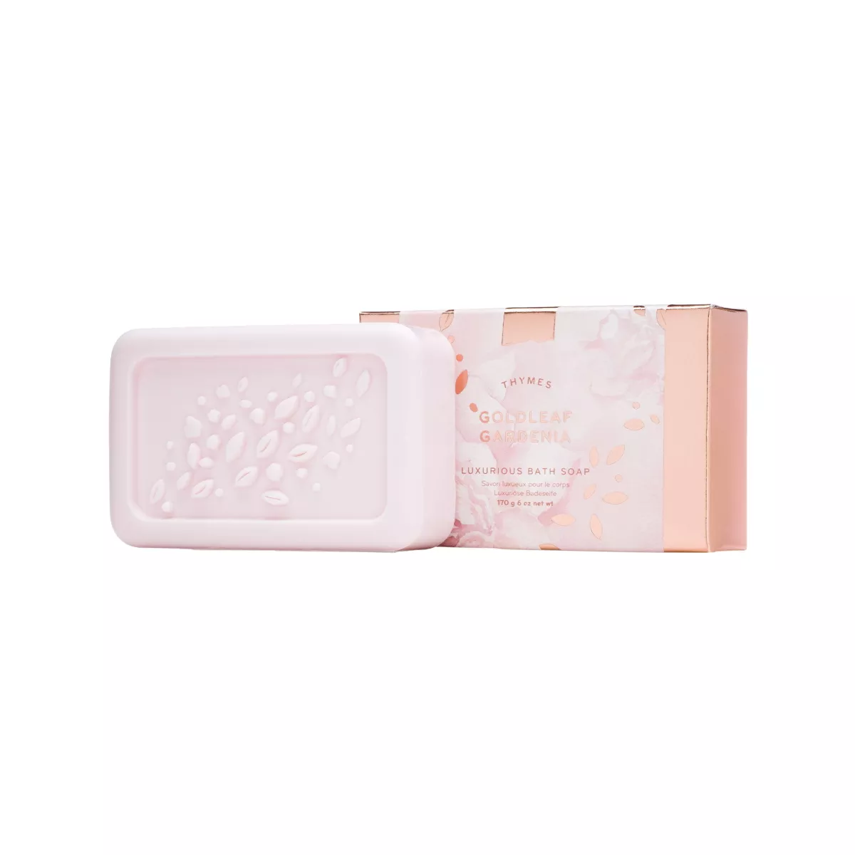 Thymes Goldleaf Gardenia Bar Soap