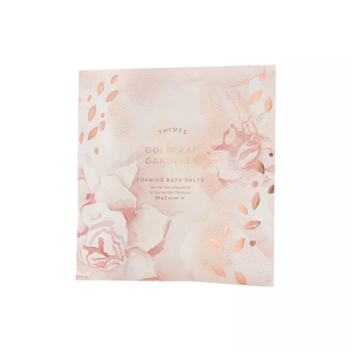 Thymes Goldleaf Gardenia Foaming Bath Envelope