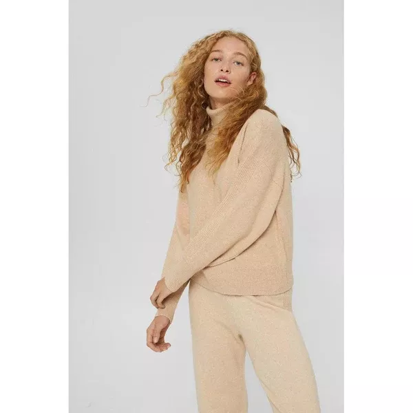 Turtleneck Sweater Beige