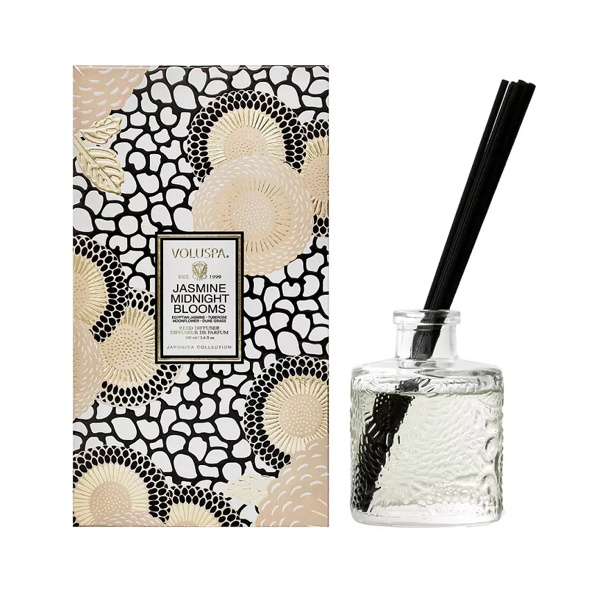 Voluspa 3.4 oz. Reed Diffuser – Jasmine Midnight Blooms