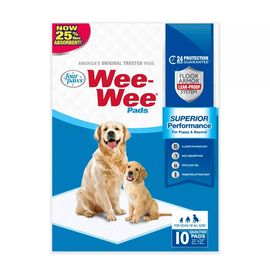 Wee-Wee Pads for Puppy, 100 count